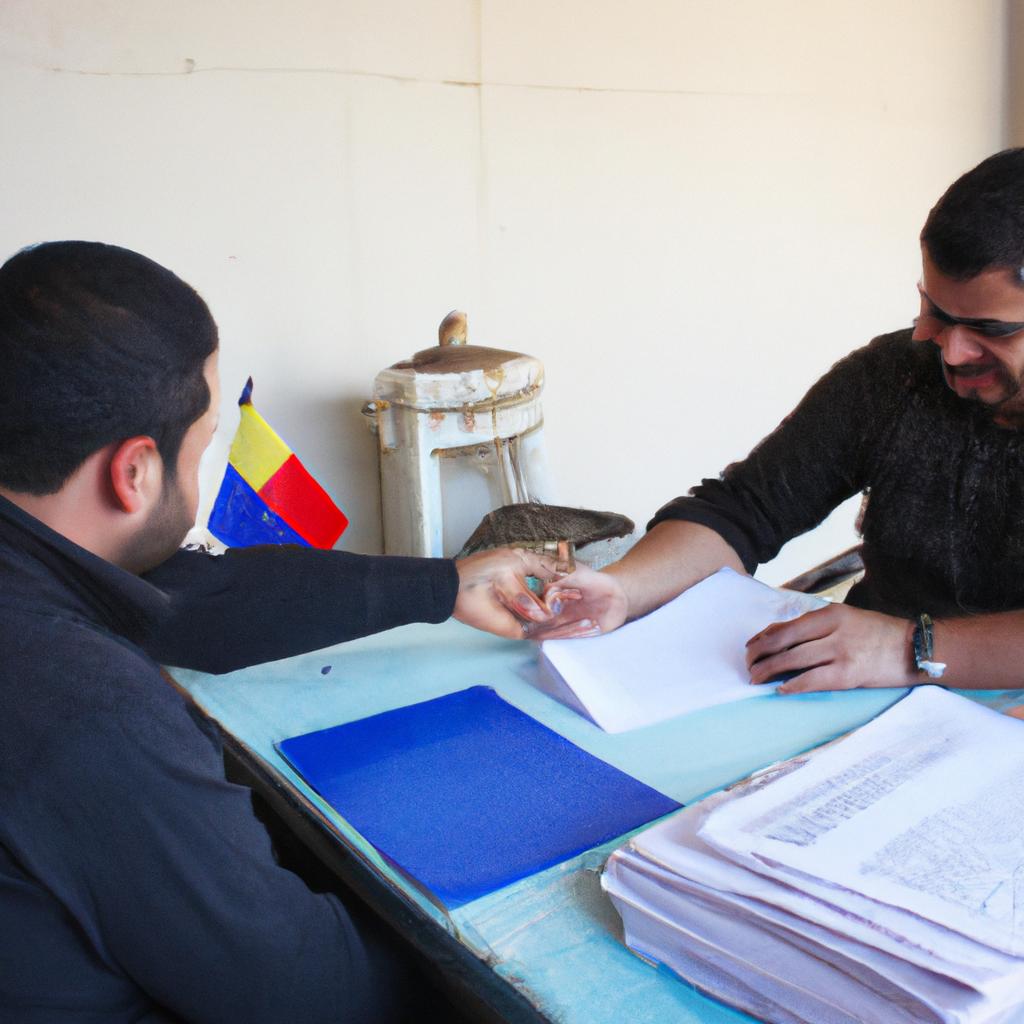 Person providing legal assistance in Iraq
